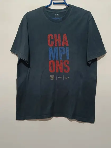 Camiseta vintage FC Barcelona Nike Champions 2011 talla L