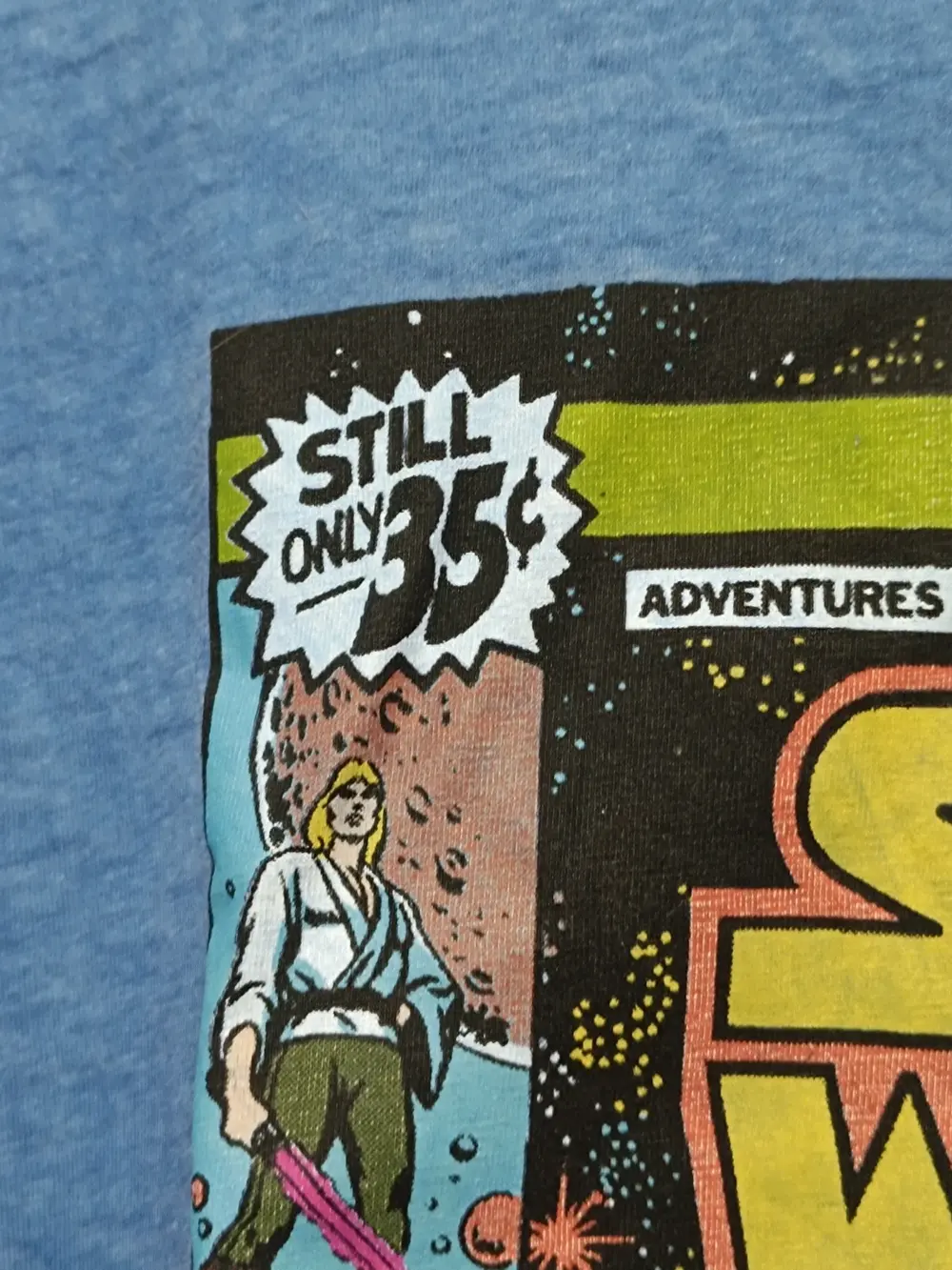 Camiseta Star Wars azul talla L, foto 4
