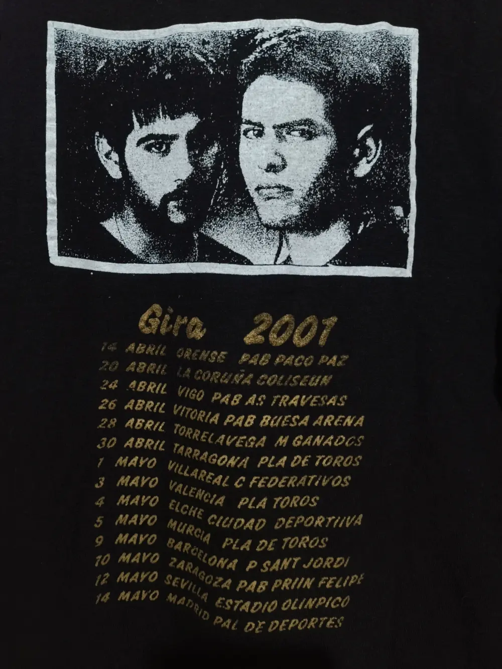 Camiseta Estopa vintage gira 2001 talla M Paradise Beach, foto 4
