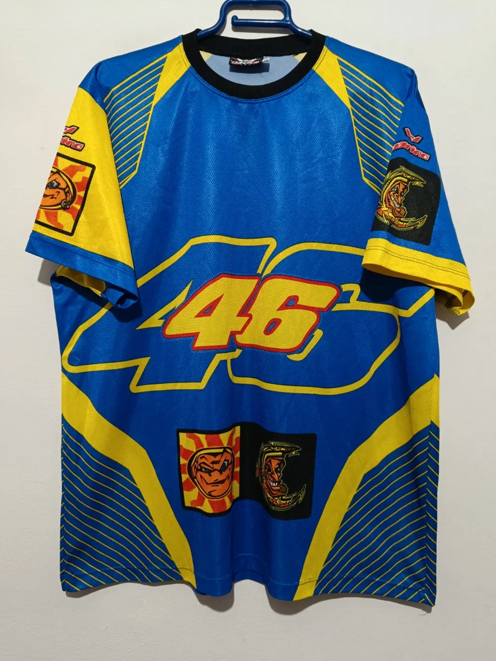 Camiseta vintage Valentino Rossi 46 Daring Precisport años 90 talla XL