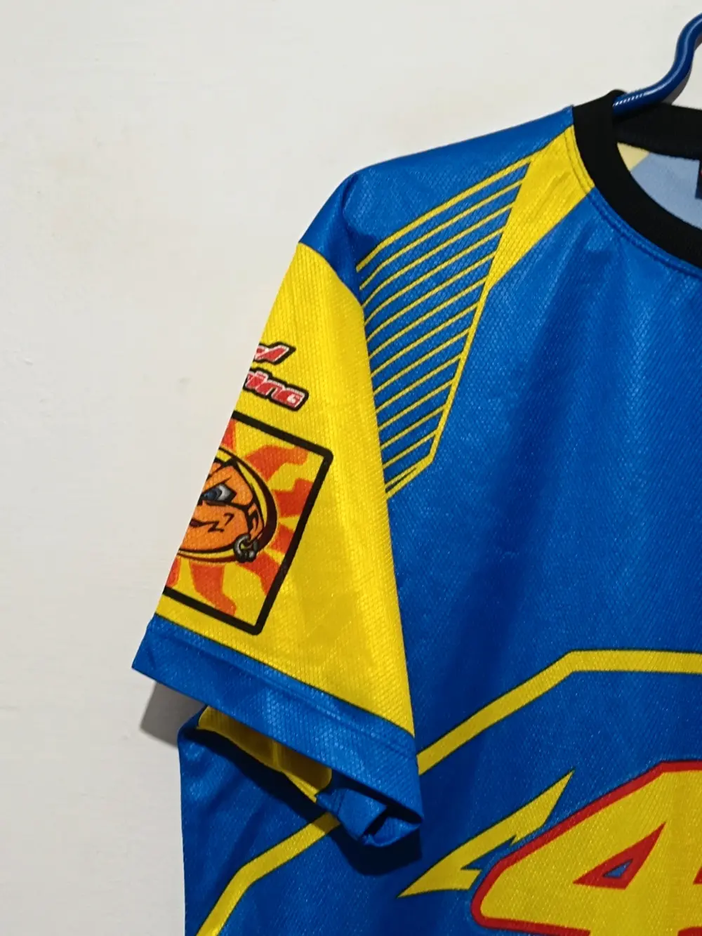 Camiseta vintage Valentino Rossi 46 Daring Precisport años 90 talla XL, foto 3