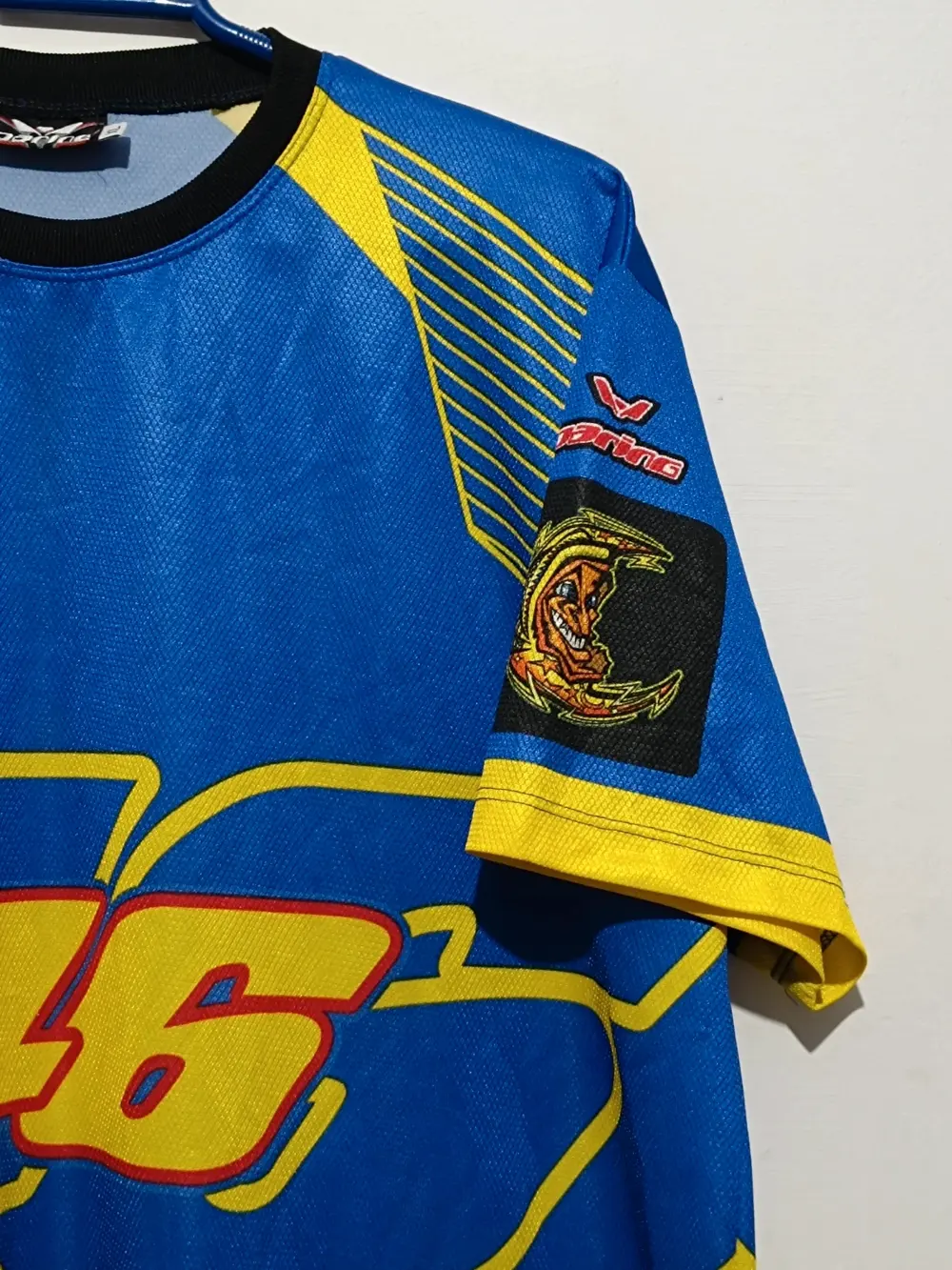 Camiseta vintage Valentino Rossi 46 Daring Precisport años 90 talla XL, foto 4