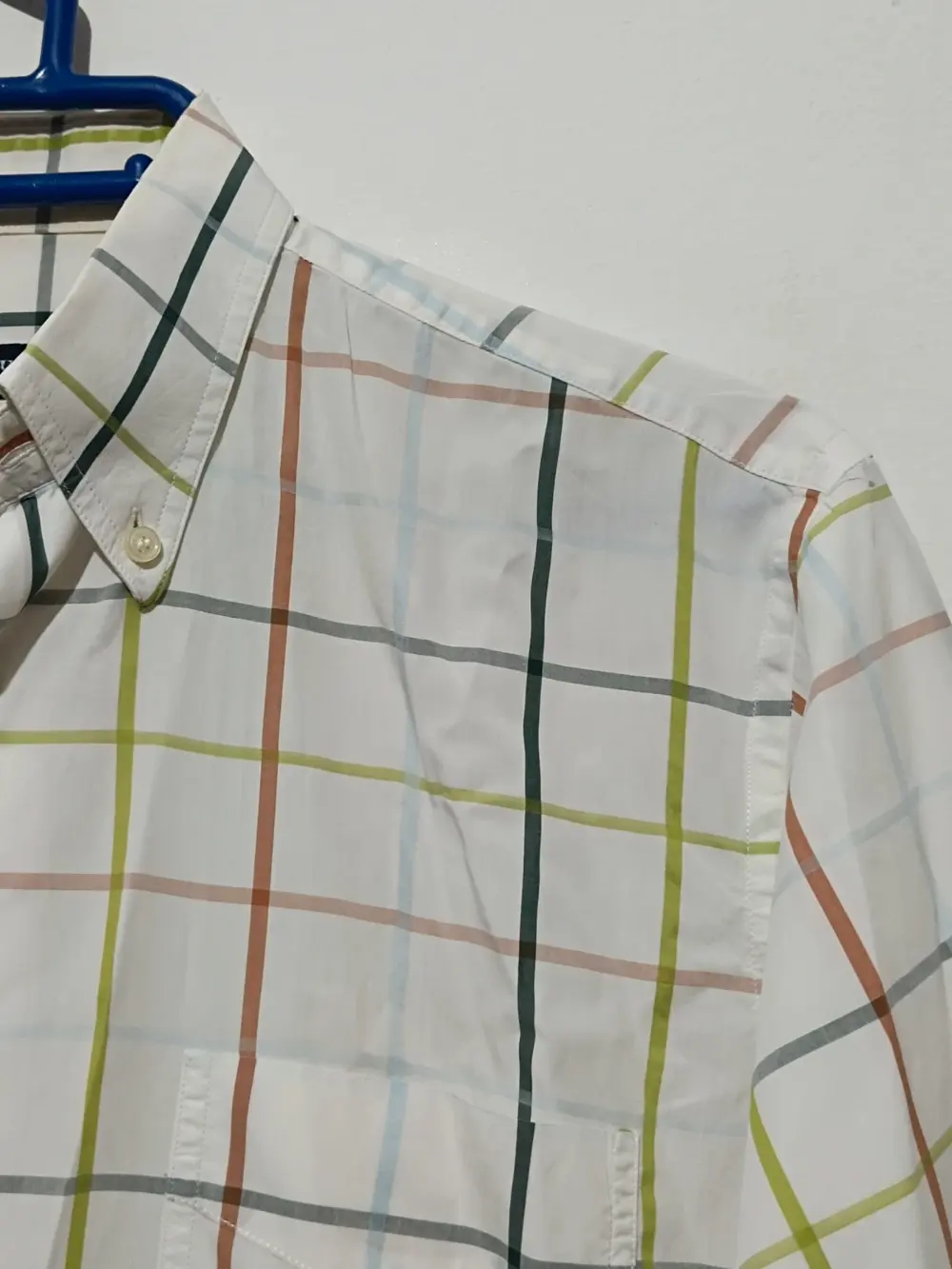 Camisa a cuadros manga corta Burberry talla 2 equivale a una L ver medidas, foto 4