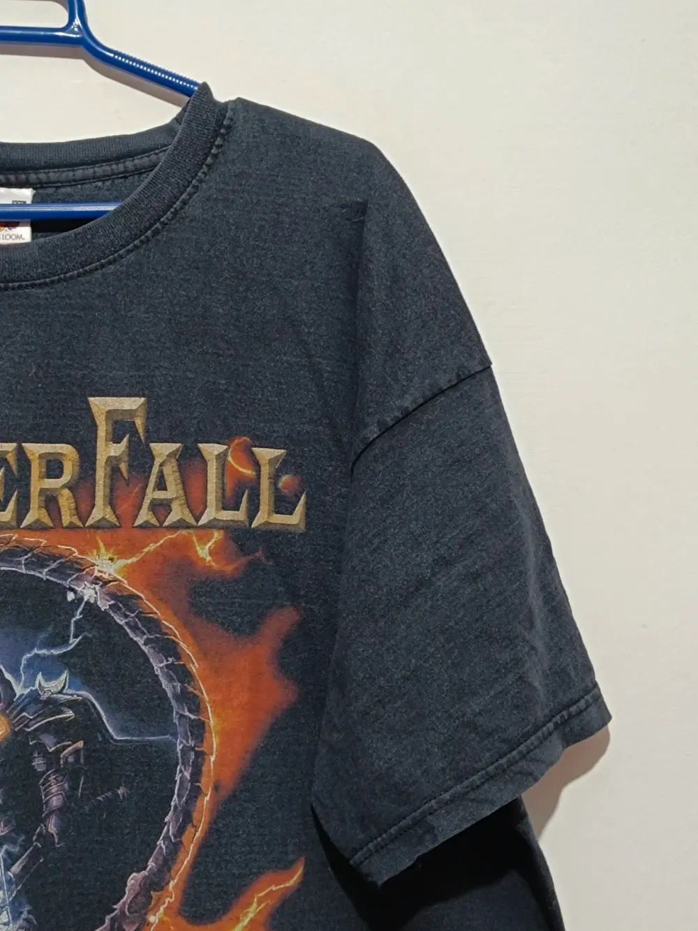 Camiseta vintage Hammerfall gira 2006 talla XXL Fruit of the loom, foto 3