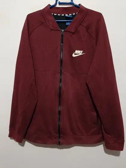 Chaqueta tipo Sudadera Nike burdeos talla L