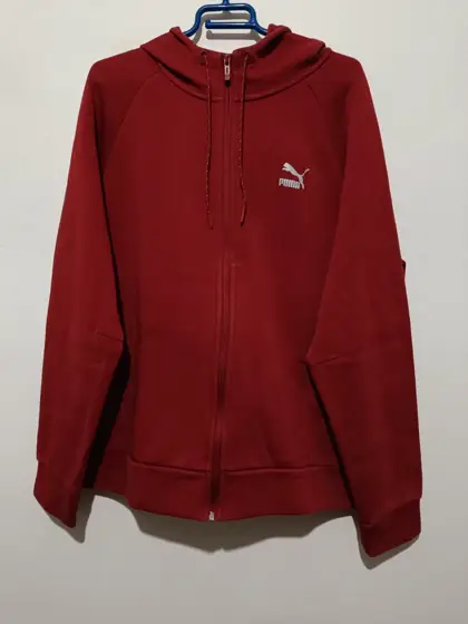 Sudadera con capucha y cremallera Puma talla L