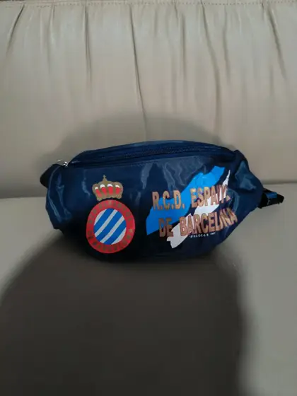 Riñonera vintage RCD Espanyol de Barcelona año 1997 talla única ajustable adulto unisex