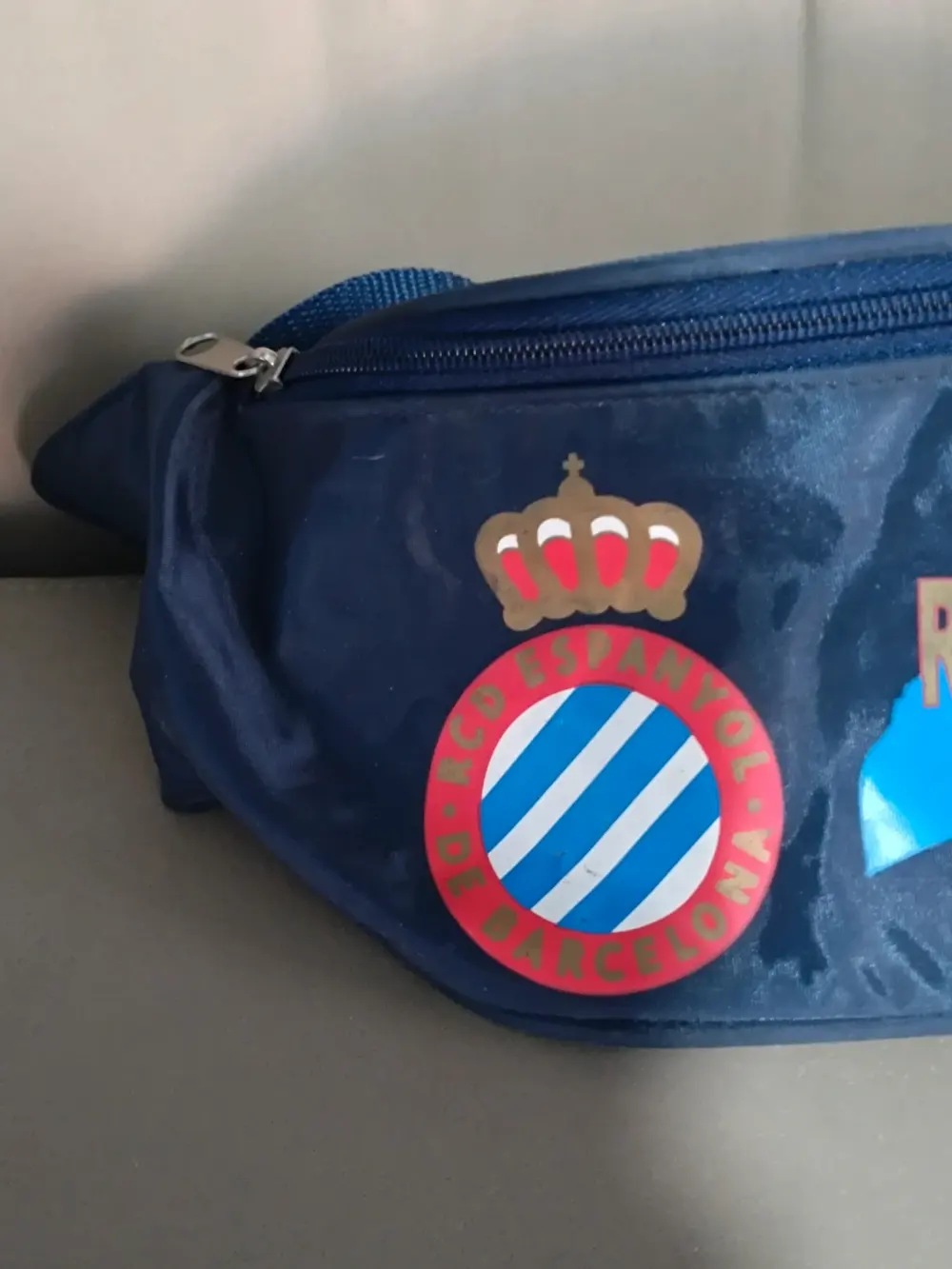 Riñonera vintage RCD Espanyol de Barcelona año 1997 talla única ajustable adulto unisex, foto 4