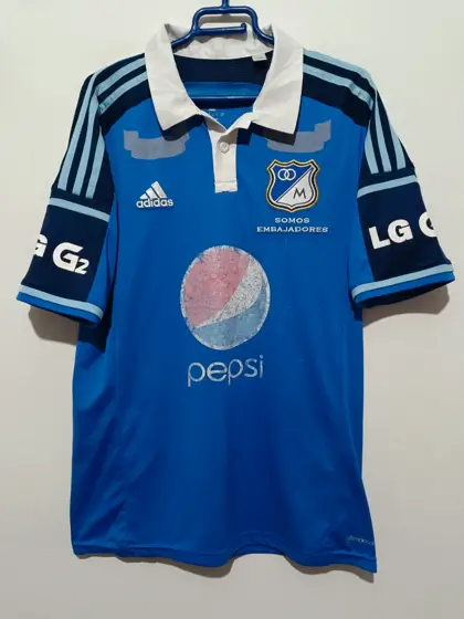 Camiseta Millonarios Adidas temporada 2013 talla M