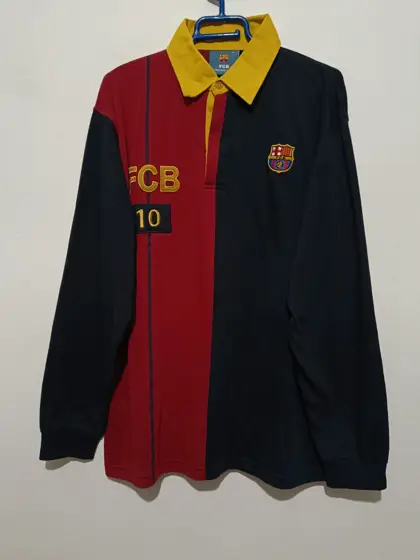 Polo vintage FC Barcelona 10 oficial talla XL