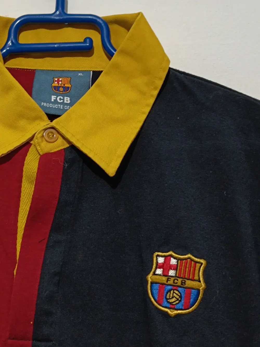 Polo vintage FC Barcelona 10 oficial talla XL, foto 2