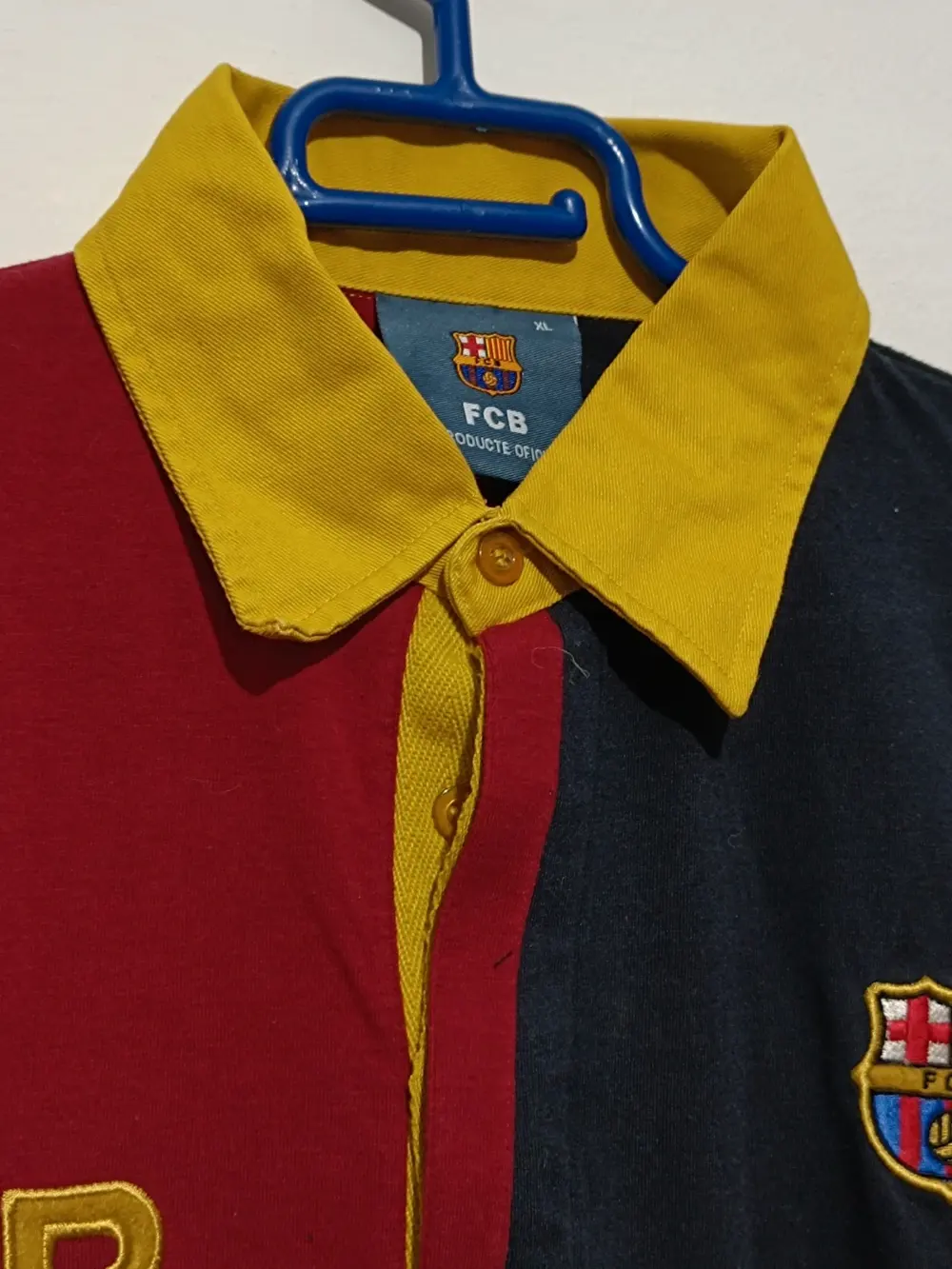 Polo vintage FC Barcelona 10 oficial talla XL, foto 3