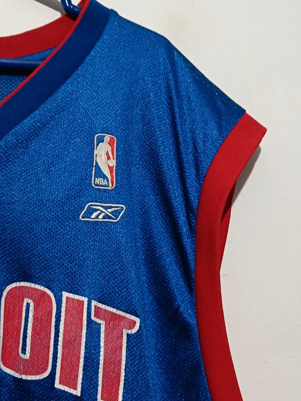 Camiseta vintage Reebok Detroit Pistons Billups #1 talla XXL ver medidas, foto 3