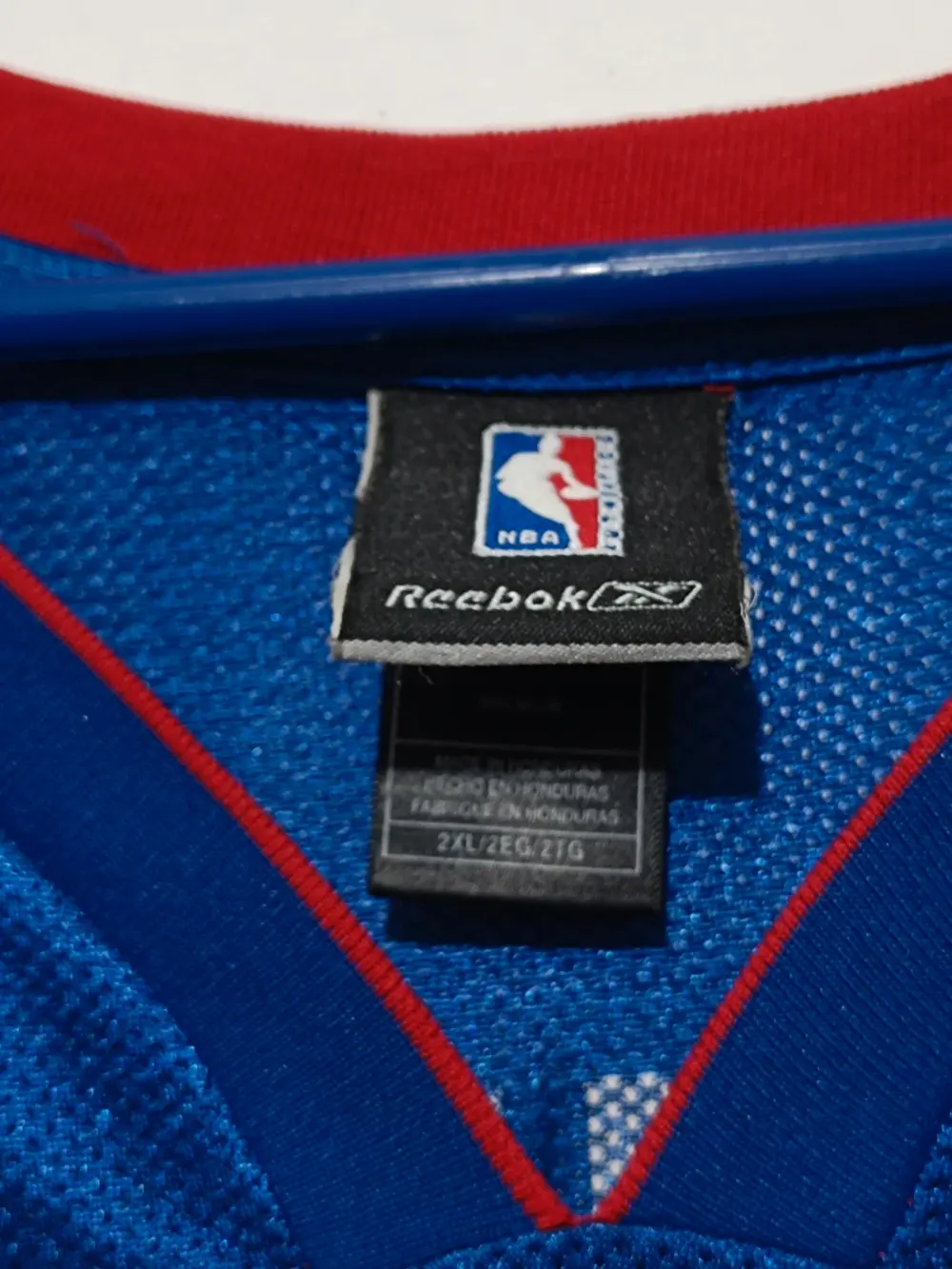 Camiseta vintage Reebok Detroit Pistons Billups #1 talla XXL ver medidas, foto 4