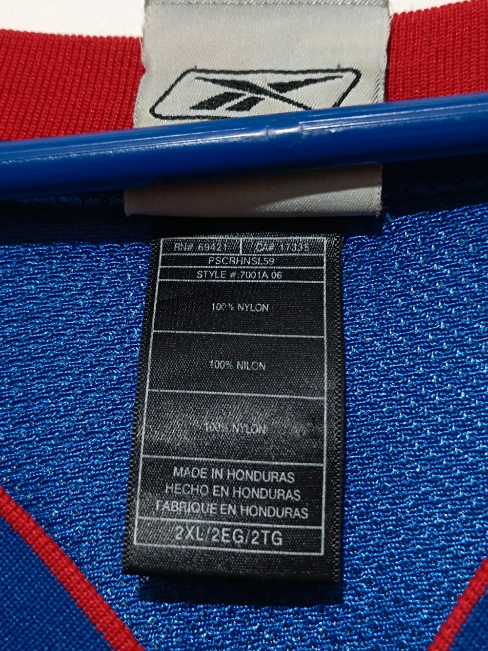 Camiseta vintage Reebok Detroit Pistons Billups #1 talla XXL ver medidas, foto 5