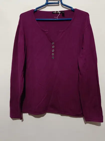 Jersey cuello de pico Punt Roma talla L
