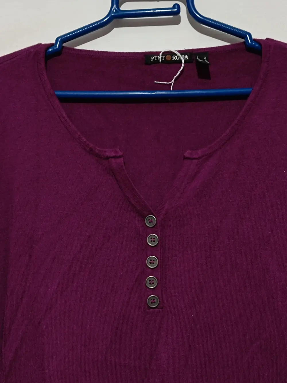Jersey cuello de pico Punt Roma talla L, foto 2