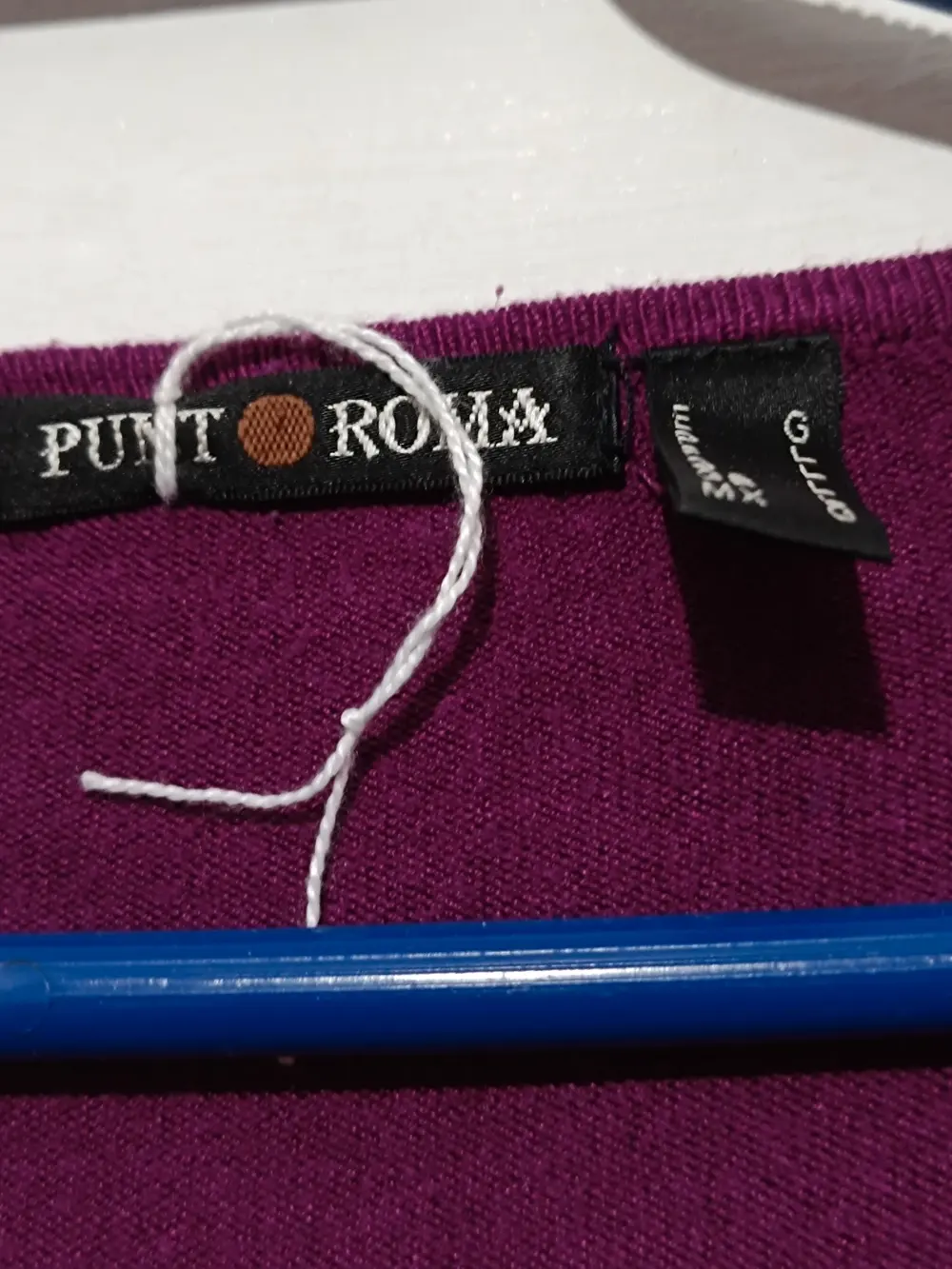 Jersey cuello de pico Punt Roma talla L, foto 3