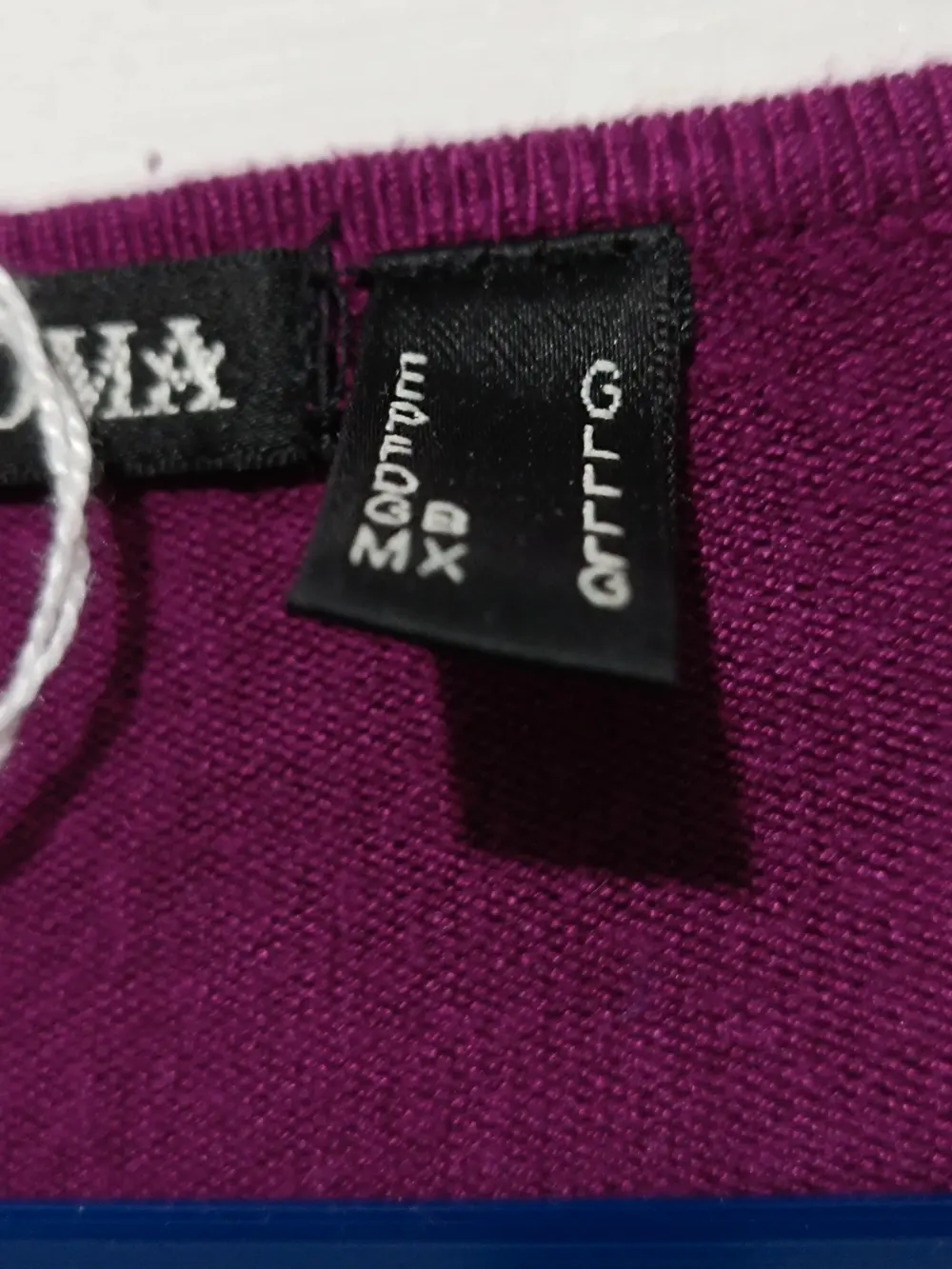 Jersey cuello de pico Punt Roma talla L, foto 4