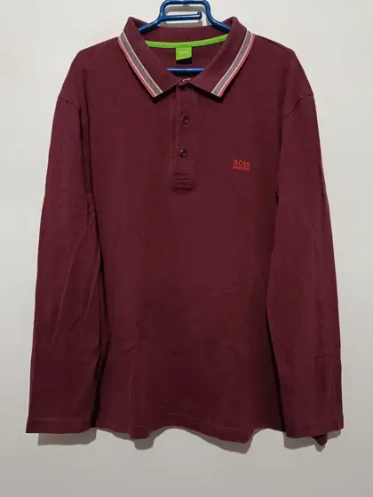 Polo manga larga Hugo Boss talla XXL ver medidas