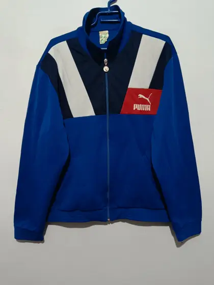 Chaqueta track jaquet vintage Puma años 80 talla 6 sirve para M ver medidas