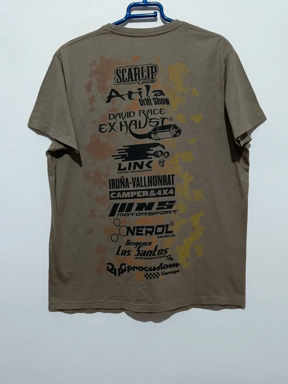 Camiseta Autumn Moon Racing Scarlip custom talla L, foto 4