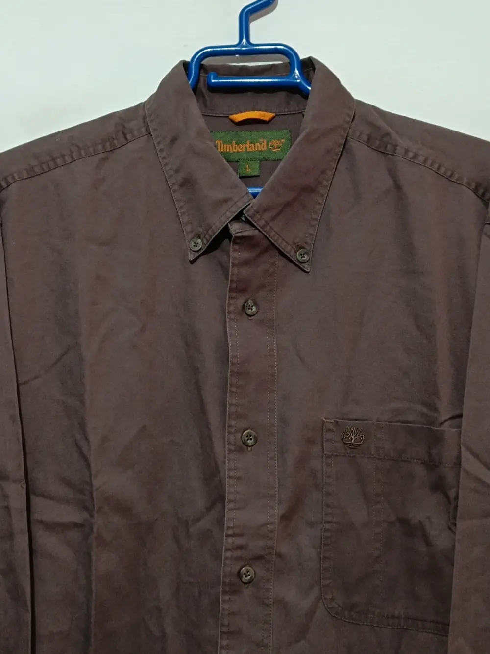 Camisa manga larga Timberland talla L ver medidas, foto 3