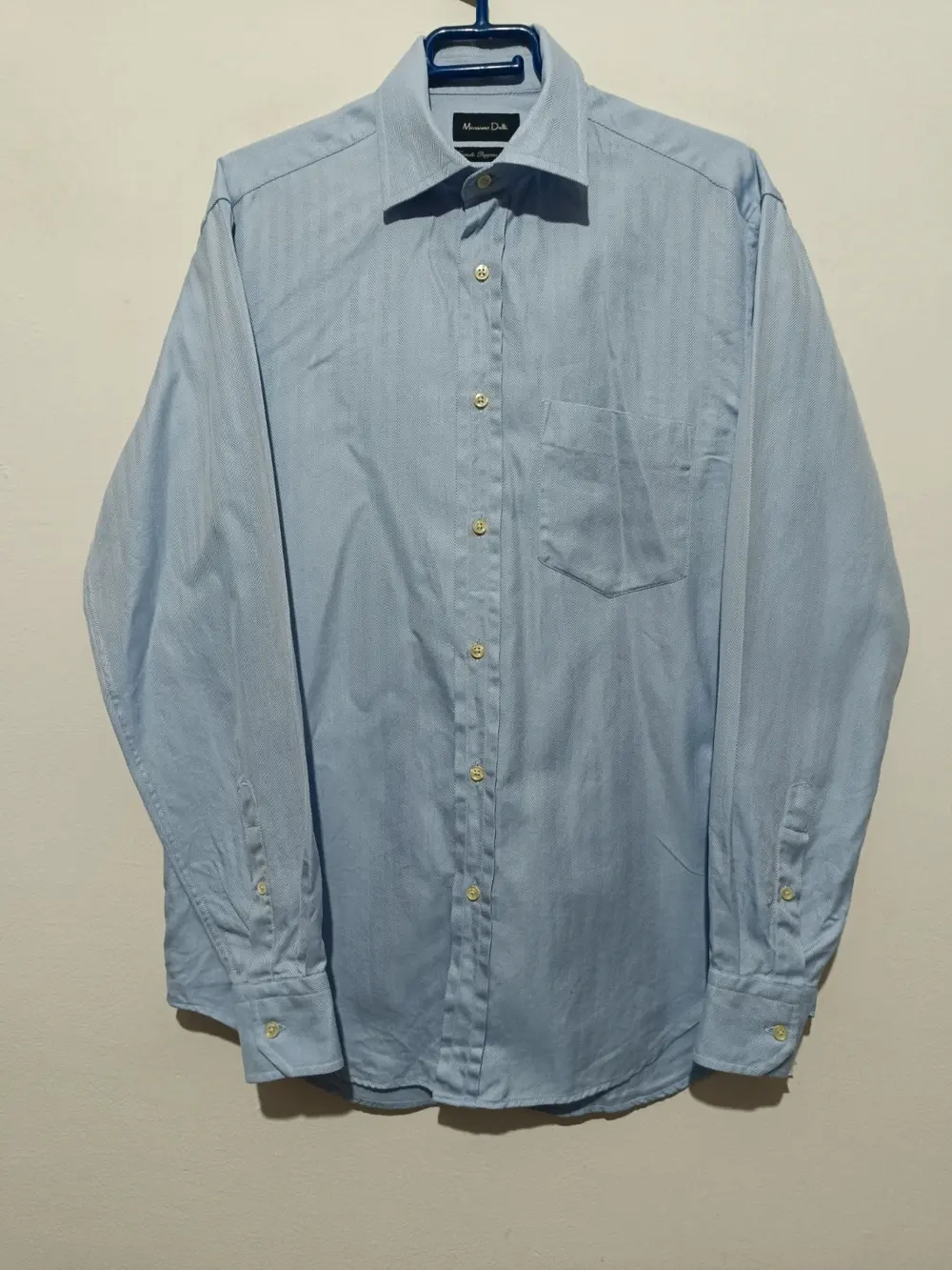 Camisa manga larga Massimo Dutti tessuto Doppio Ritorto talla 40 15 3/4