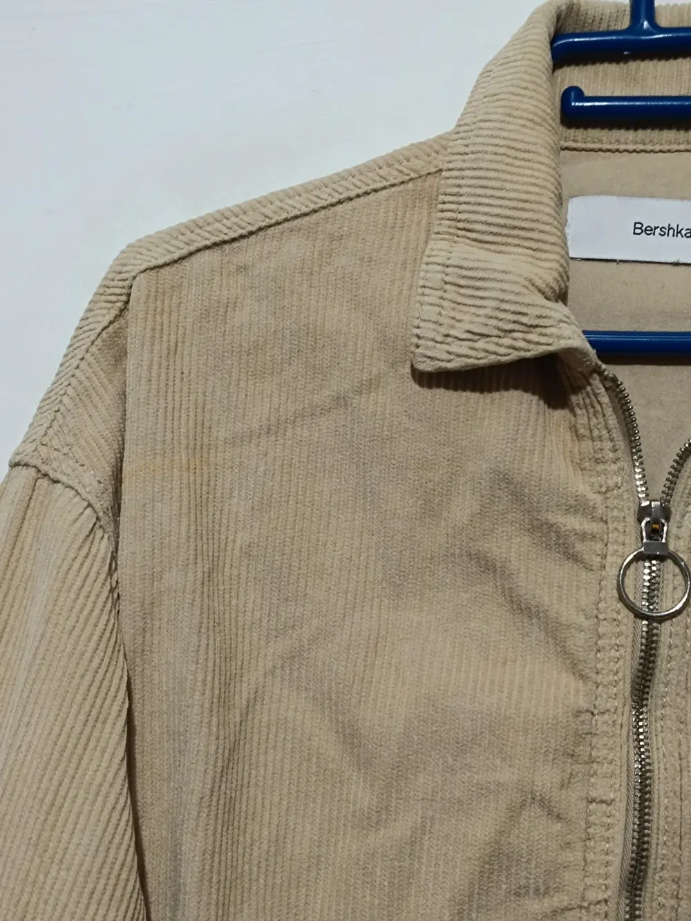 Chaqueta beige Bershka talla S, foto 4