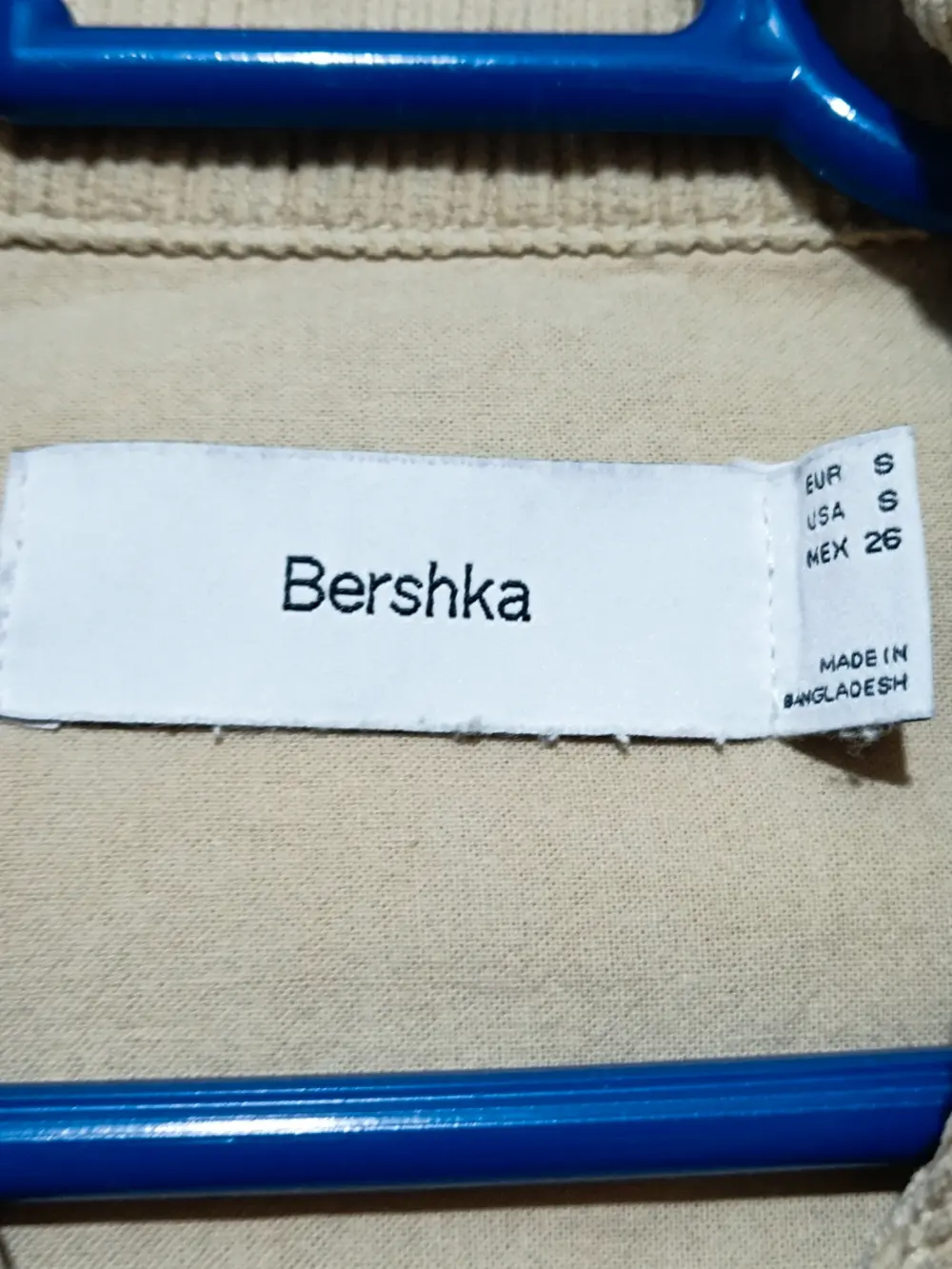 Chaqueta beige Bershka talla S, foto 5