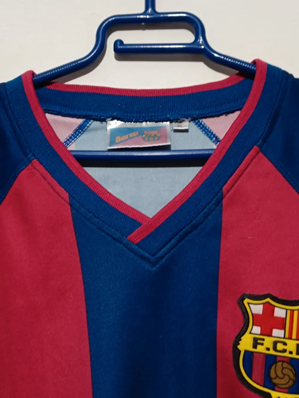 Camiseta vintage FC Barcelona Oficial temporada 1998/1999 Rogers talla XL, foto 5
