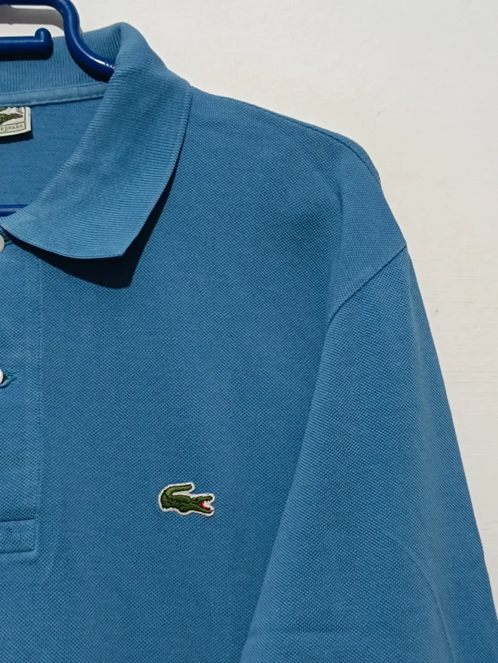 Polo manga larga vintage Lacoste talla 6 equivale a una XL ver medidas, foto 5
