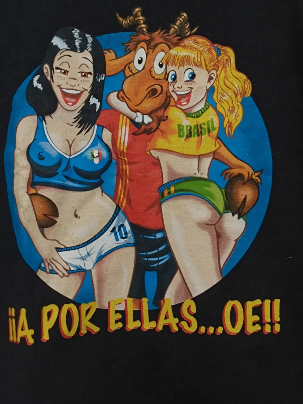 Camiseta vintage Selección Española A por ellas!! Talla XL, foto 2