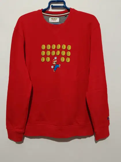 Sudadera El Ganso Super Mario talla M unisex ver medidas