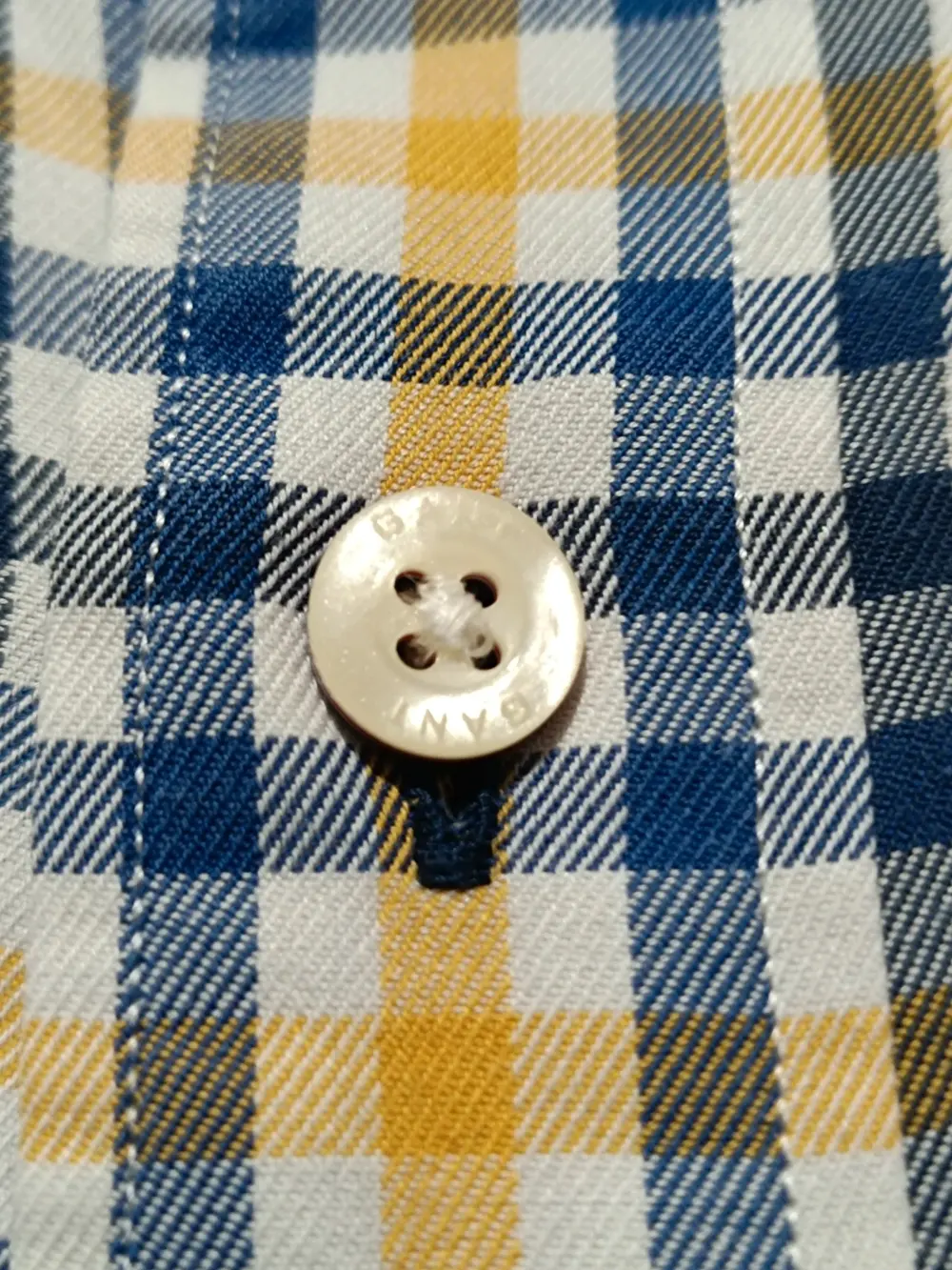 Camisa a cuadros manga larga Gant talla XXL ver medidas, foto 5