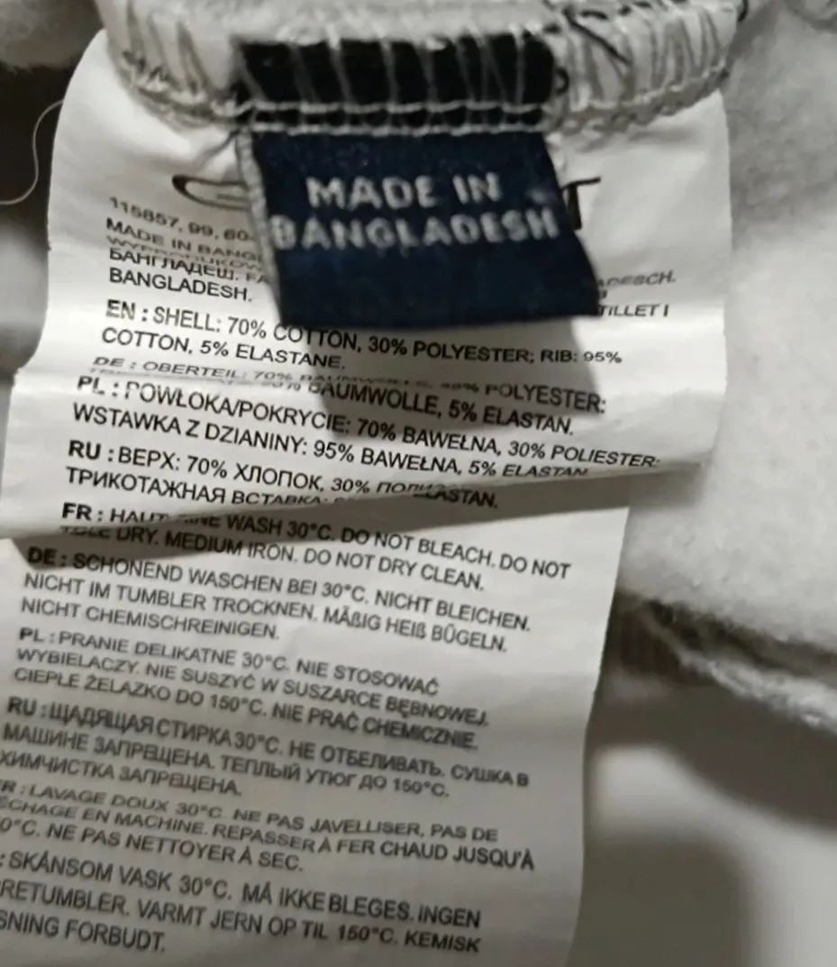 Sudadera con capucha Gant Banner SHIELD talla L ver medidas, foto 4