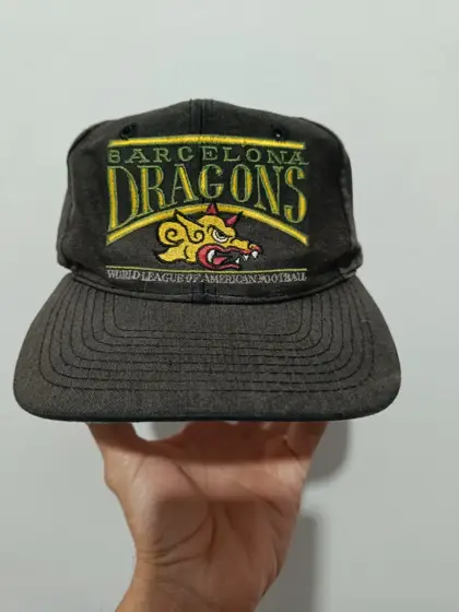 Gorra vintage Barcelona Dragons año 1992 Pro one talla única ajustable adulto unisex