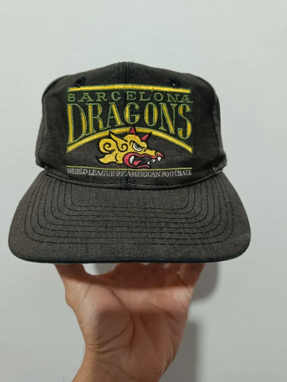 Gorra vintage Barcelona Dragons año 1992 Pro one talla única ajustable adulto unisex