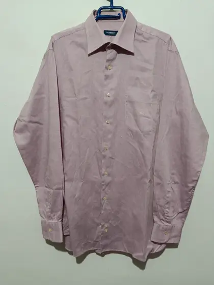 Camisa manga larga lila 🟣 Burberry talla 42 16/5 ver medidas