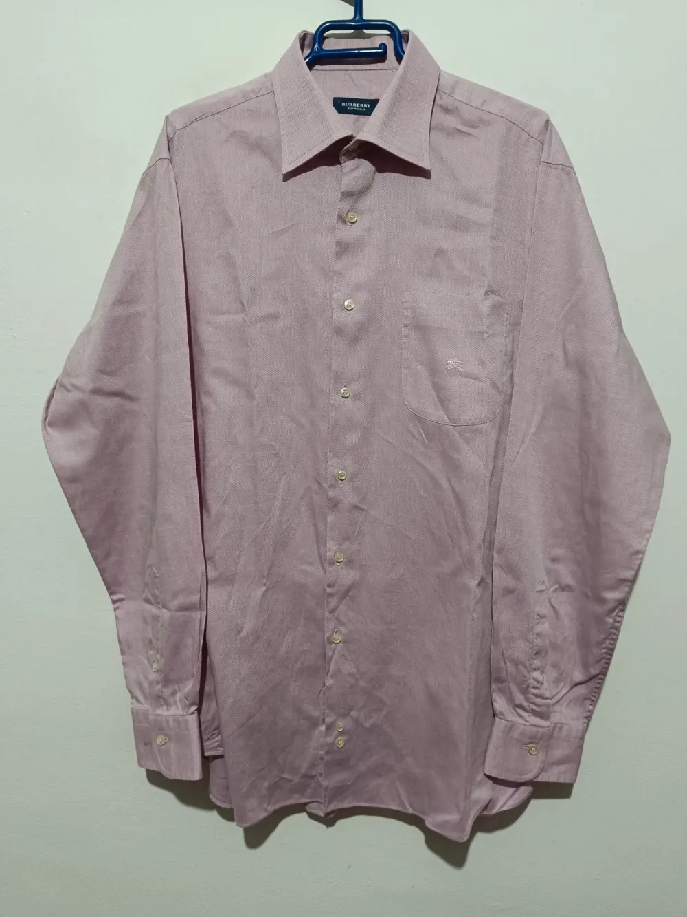 Camisa manga larga lila 🟣 Burberry talla 42 16/5 ver medidas