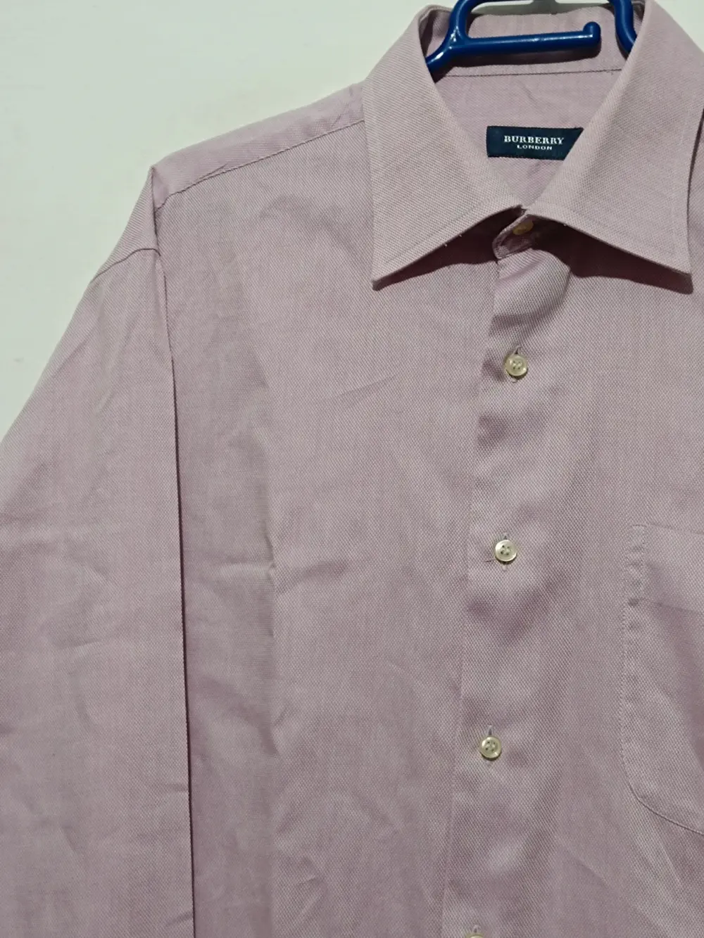 Camisa manga larga lila 🟣 Burberry talla 42 16/5 ver medidas, foto 4
