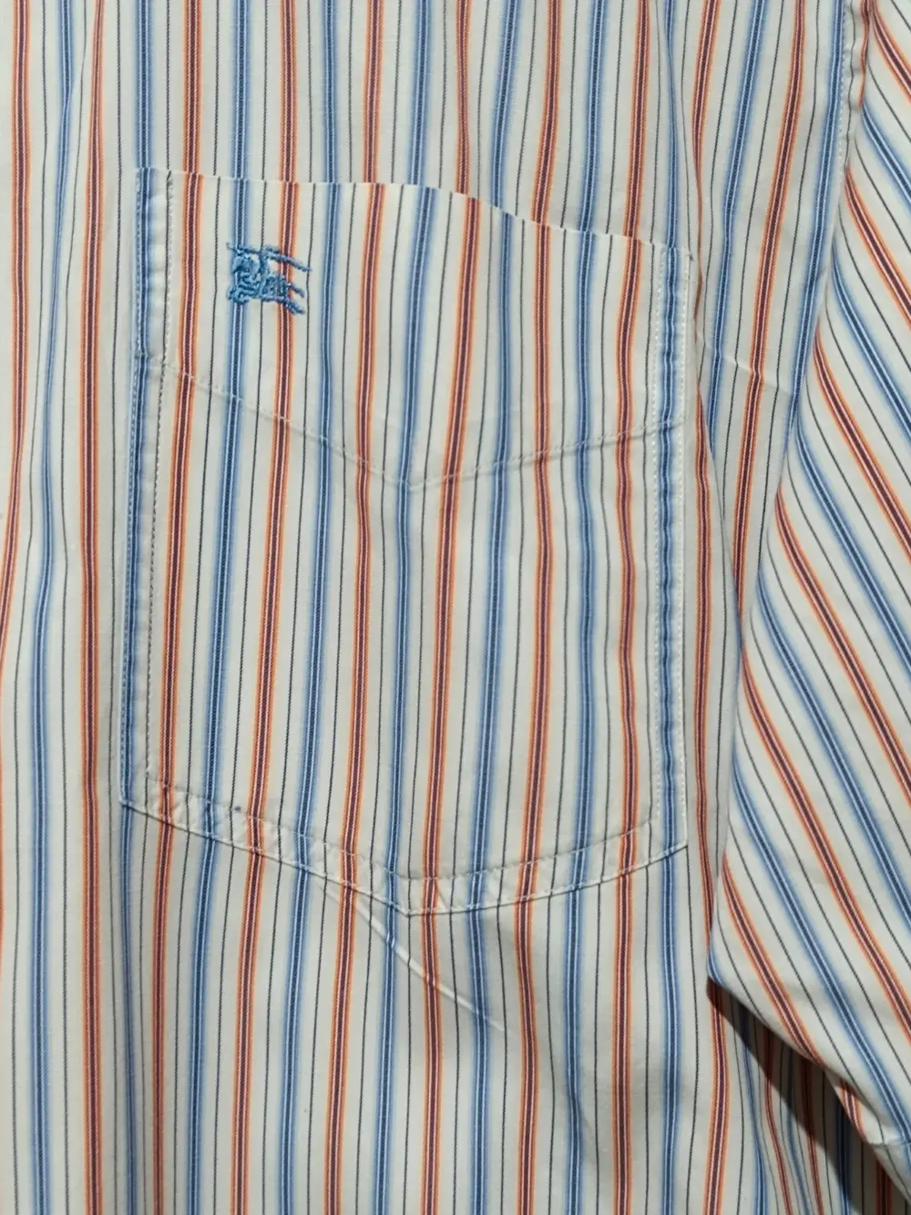 Camisa a rayas manga corta Burberry talla 4 equivale a una L ver medidas, foto 2