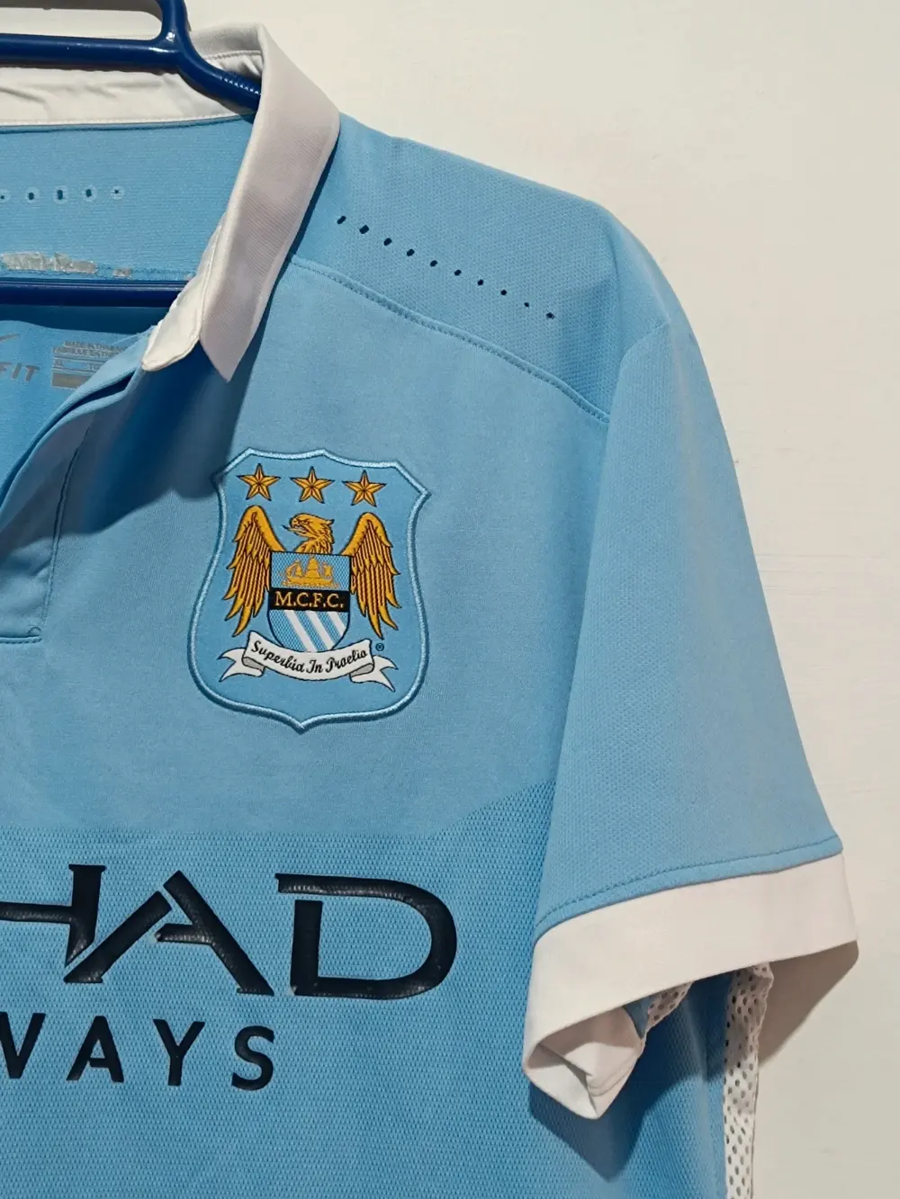 Camiseta Manchester City temporada 15/16 Nike talla XL sirve para L ver medidas, foto 3