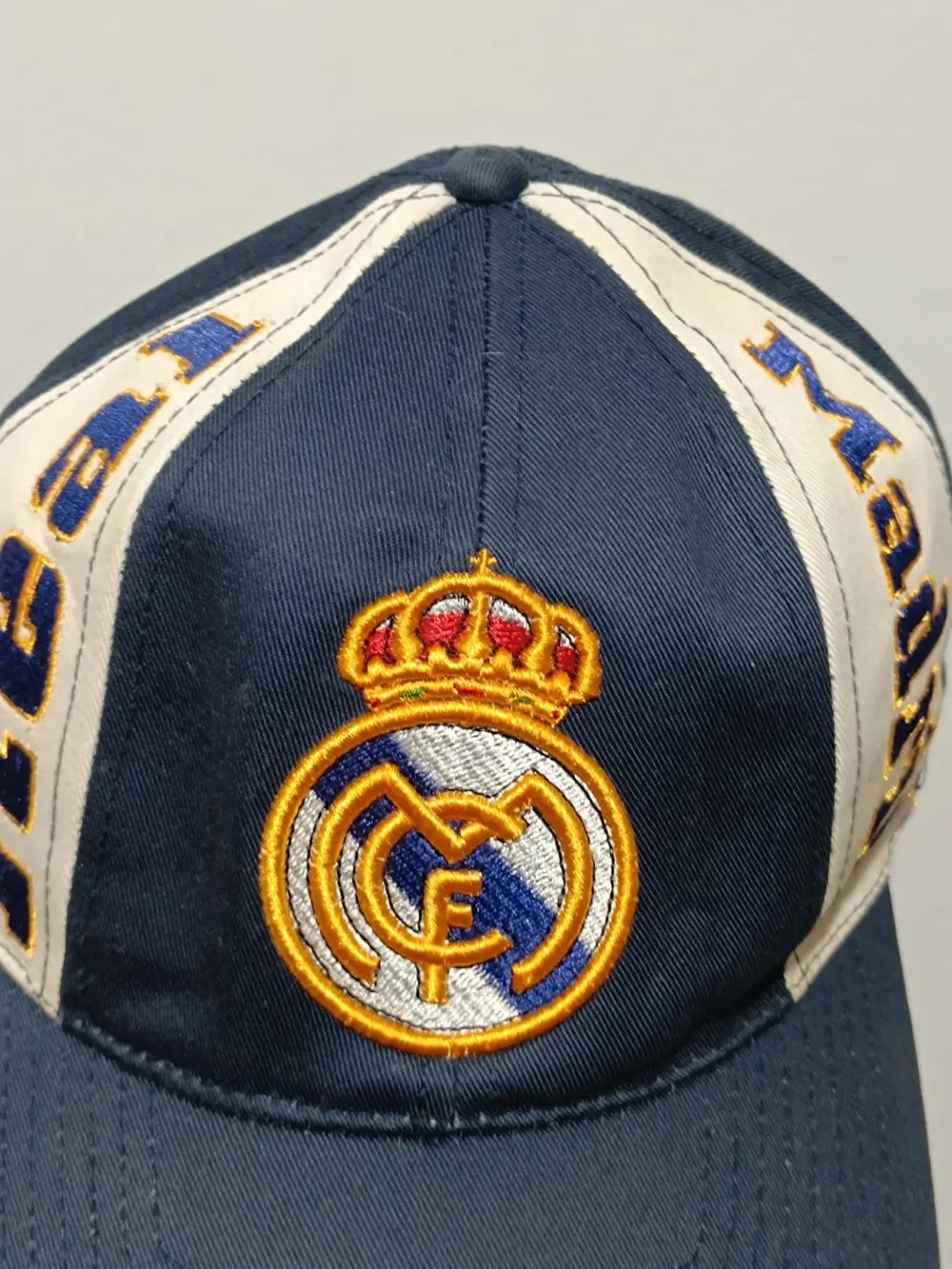 Gorra vintage Real Madrid año 1997 talla única ajustable adulto unisex, foto 2