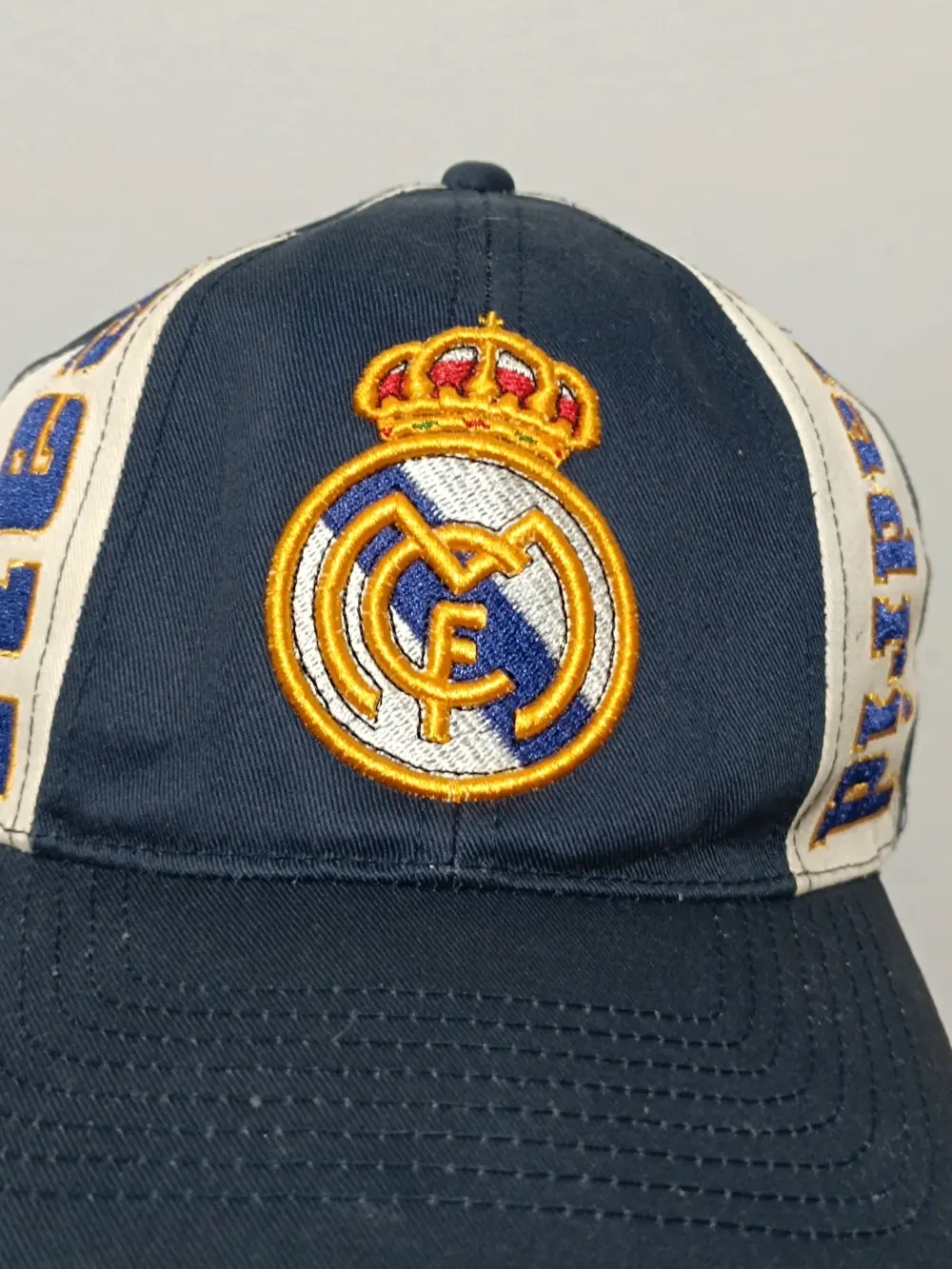 Gorra vintage Real Madrid año 1997 talla única ajustable adulto unisex, foto 3