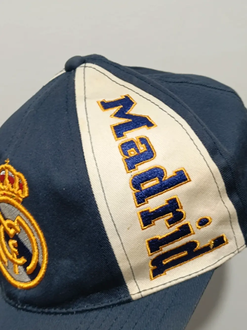 Gorra vintage Real Madrid año 1997 talla única ajustable adulto unisex, foto 5