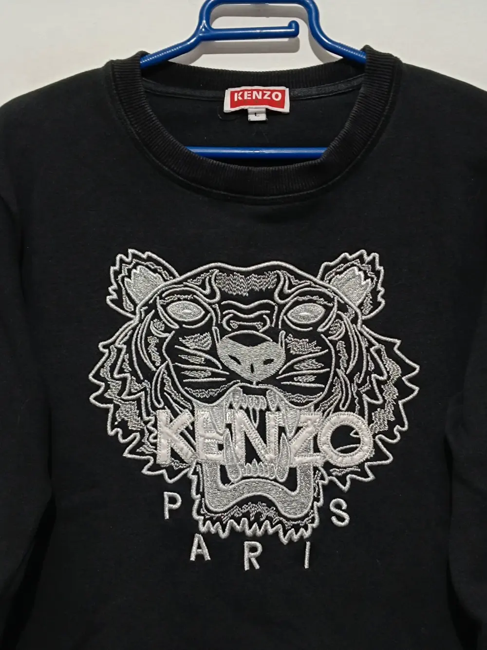 Sudadera negra Kenzo Paris mujer talla L ver medidas, foto 2