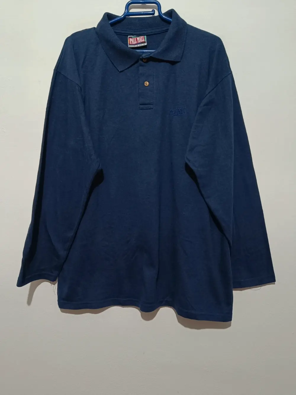 Polo vintage manga larga Pall Mall años 90 made in USA talla XL ver medidas