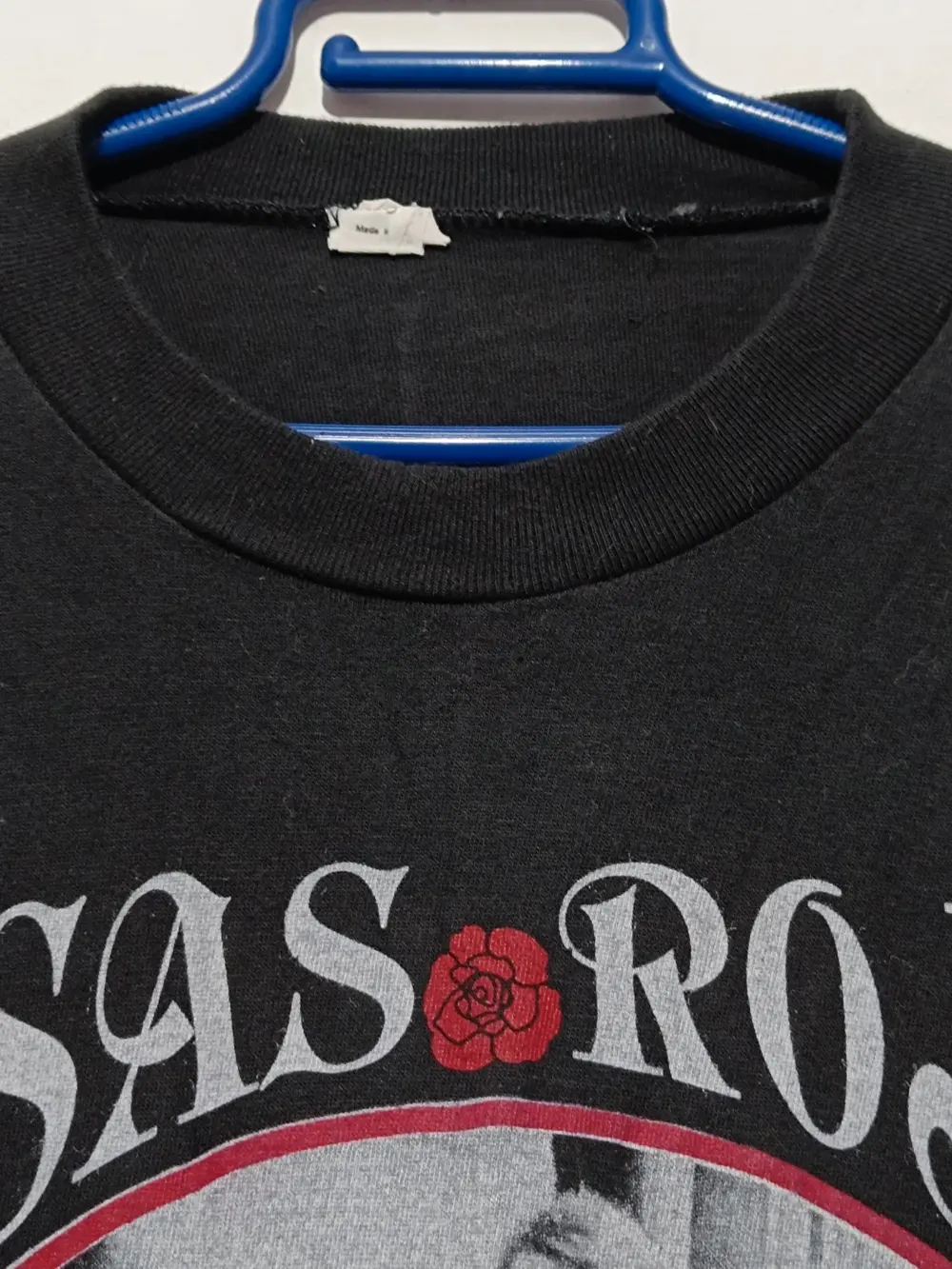 Camiseta vintage Grupo Rock Rosas Rojas años 80/90 Talla SG equivale a una L/XL ver medidas, foto 3