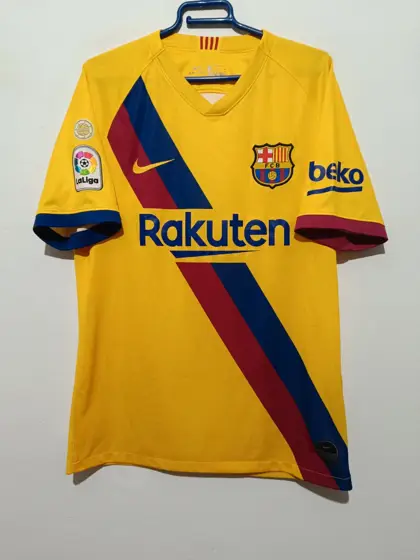 Camiseta FC Barcelona 2a equipación temporada 2019/2020 F. De Jong 21 talla M